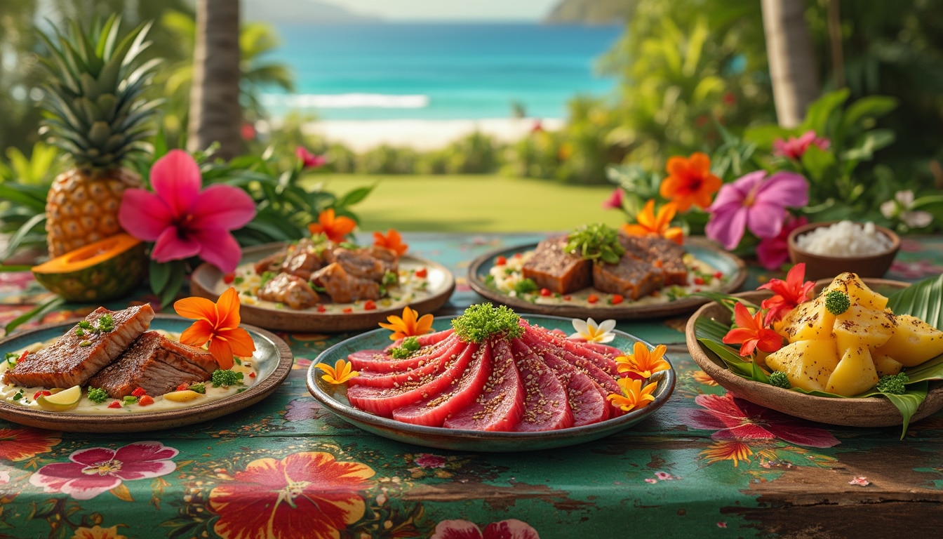 plongez dans l'univers savoureux de la cuisine polynésienne avec notre sélection des plats typiques à découvrir. des recettes authentiques aux ingrédients frais, explorez les délices des îles du pacifique et laissez-vous tenter par des saveurs uniques qui éveilleront vos papilles.