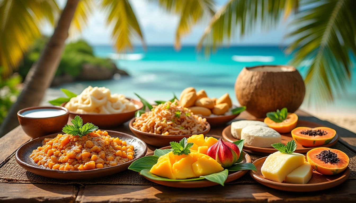 découvrez les saveurs de la polynésie grâce à notre guide des spécialités culinaires locales : poissons frais, fruits exotiques, plats typiques et conseils pour savourer la cuisine polynésienne lors de votre voyage.