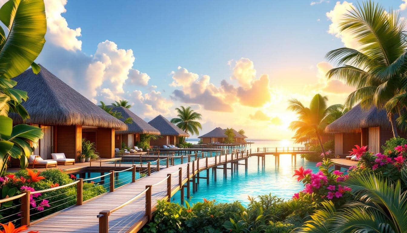 découvrez le vrai prix des hôtels de rêve sur pilotis en polynésie ! analyse des tarifs, conseils pour économiser et tout ce qu’il faut savoir pour organiser un séjour inoubliable sur les lagons paradisiaques.