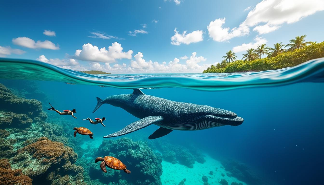 partez à la découverte de tahiti en 2025 et vivez une expérience unique en nageant avec les baleines. découvrez les meilleures dates, la saison idéale et toutes les informations sur la tarification pour une aventure inoubliable.
