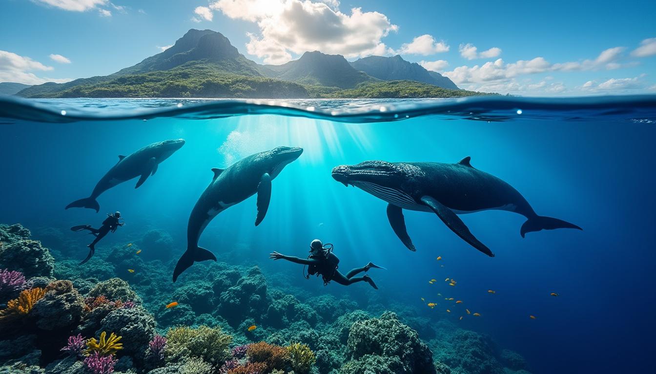 découvrez quand et comment nager avec les baleines à bosse à moorea en 2025. conseils sur la meilleure saison, les périodes incontournables et tout ce qu'il faut savoir pour une expérience inoubliable.